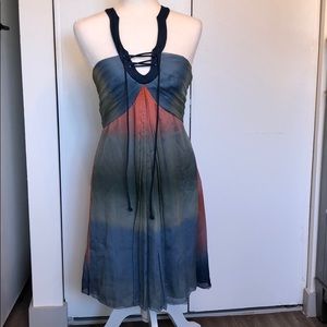 💥Catherine Malandrino Tie Up Dress/Tunic Top